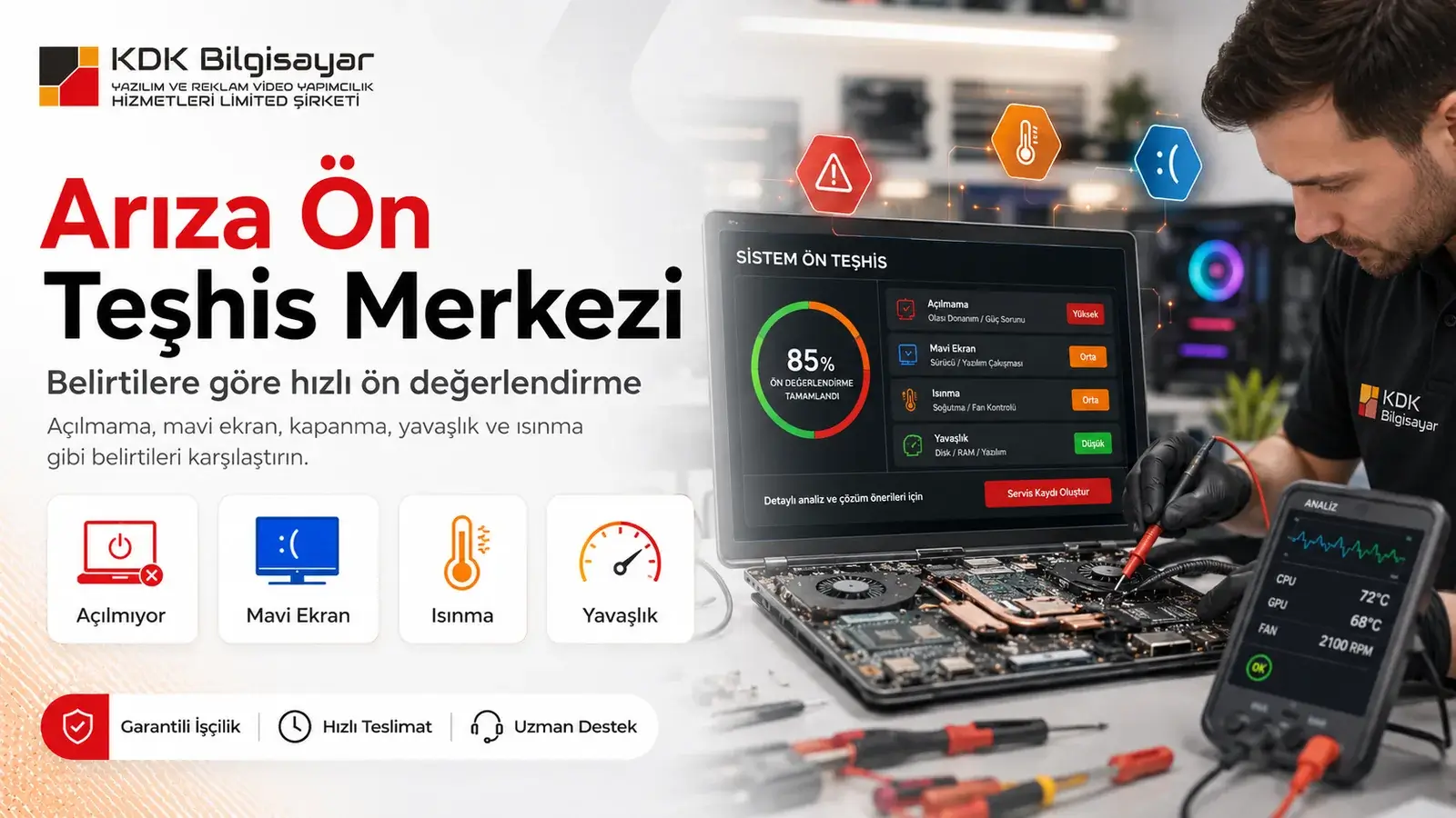 bilgisayar Tamircisi bilgisayar Tamircisi - KDK Bilgisayar Samsun Atakum