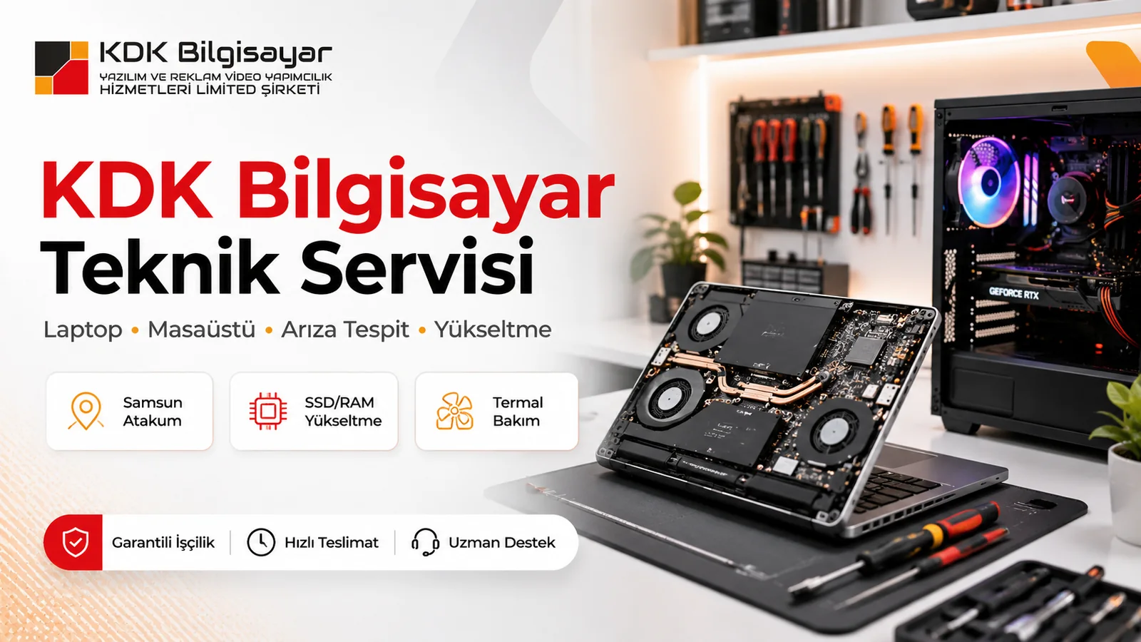 HP laptop tamiri ve teknik servis görseli
